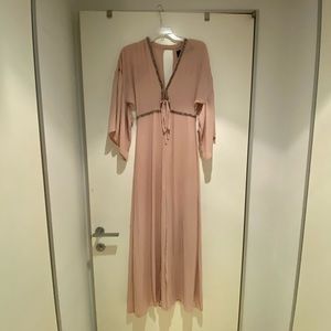 H&M Pale Pink, Beaded Kimono, 6